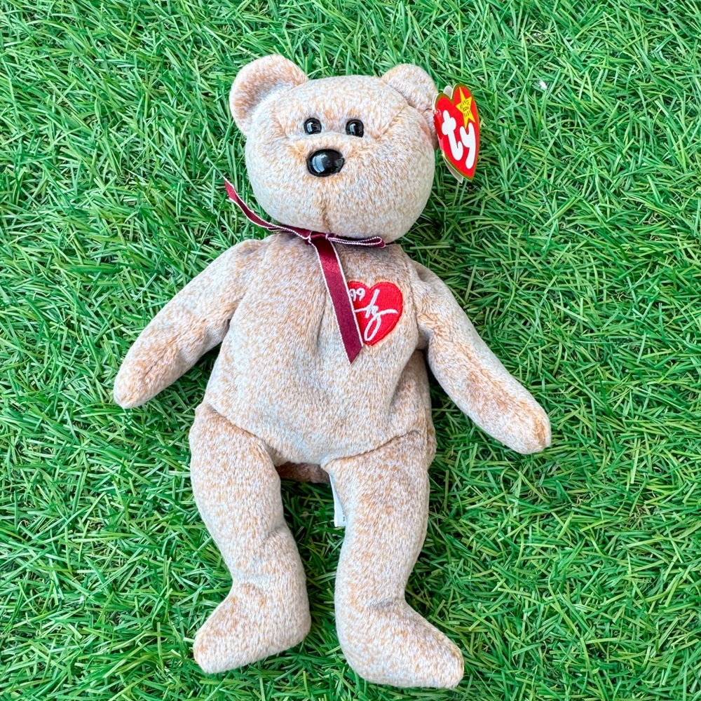 3/$15 Ty "1999 Signature Bear" Beanie Baby, Vintage, Rare and Retired